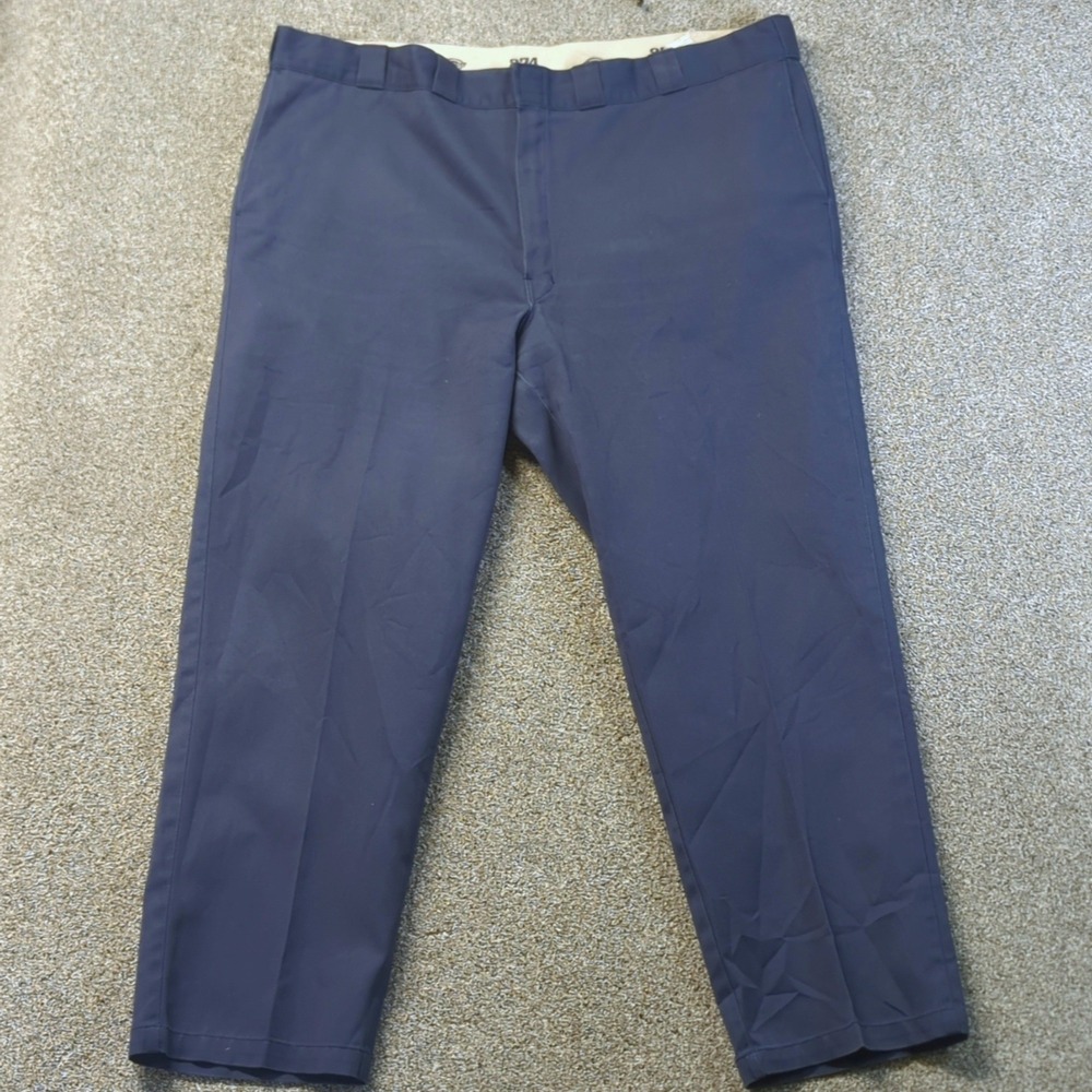 Dickies Pants Mens 46x32 Navy 874 Original Fit Work Trousers Straight Leg 874NV
